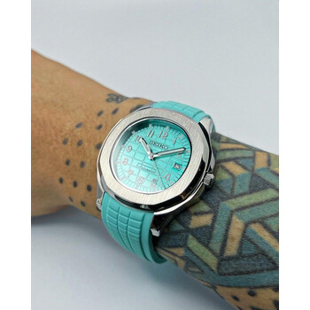 Custom Seiko Mod • Turquoise Green Aquanaut • 42mm